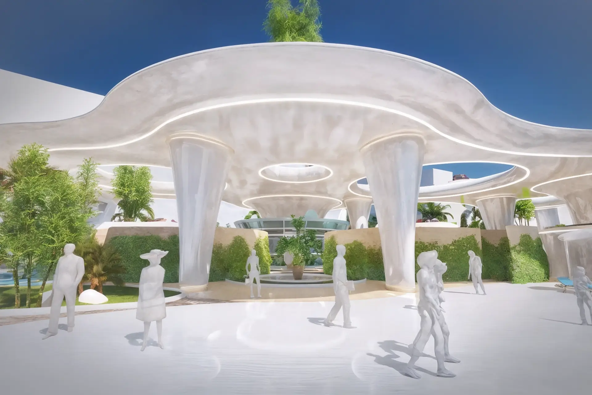 Arhitectura - Beach Wellness club Zanzibar