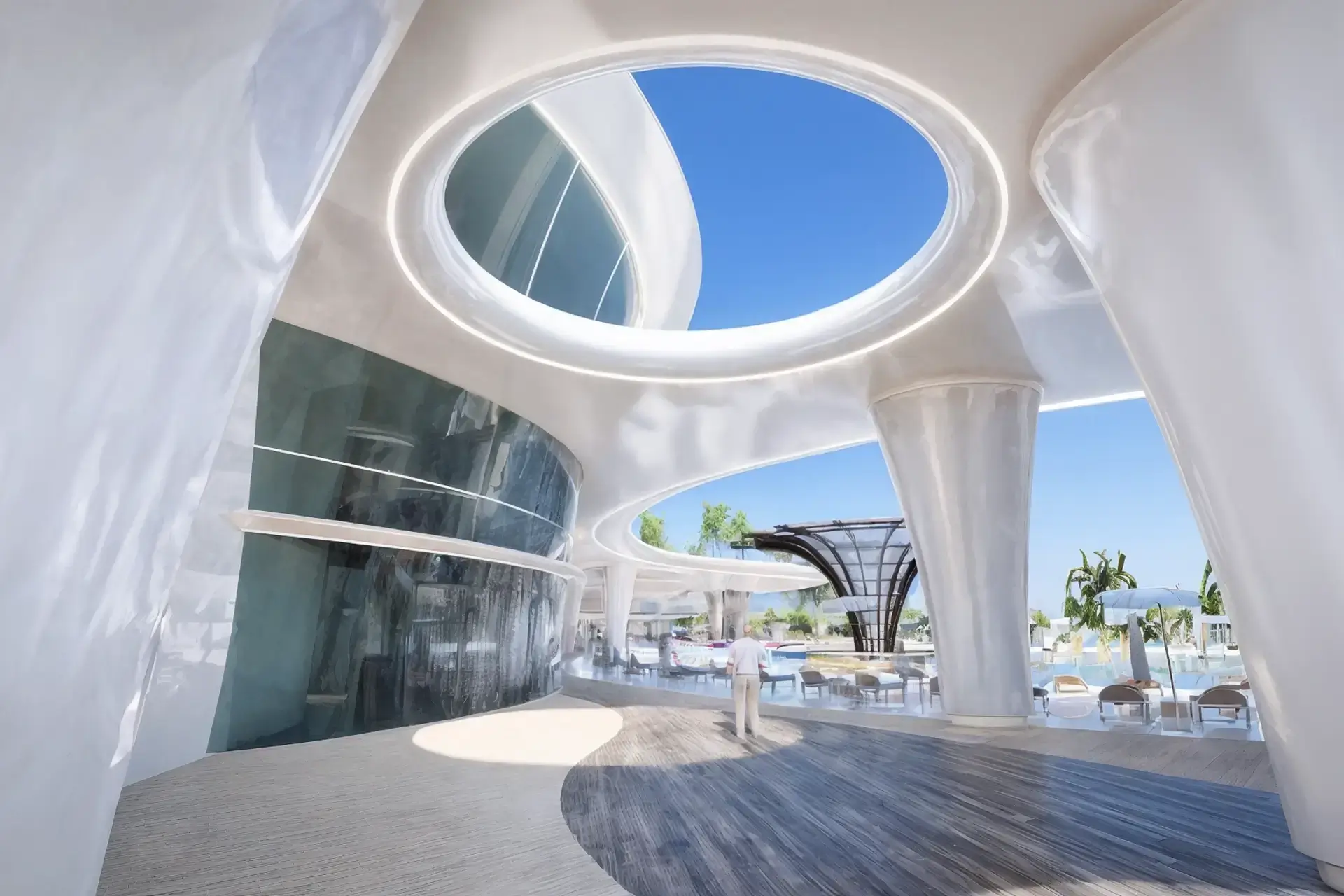 Arhitectura - Beach Wellness club Zanzibar