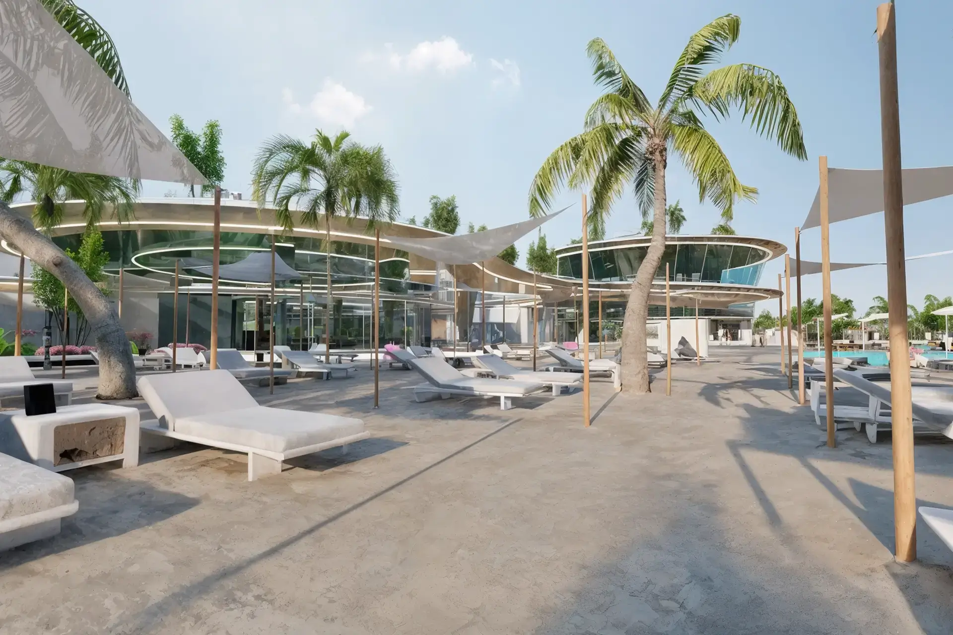Arhitectura - Beach Wellness club Zanzibar