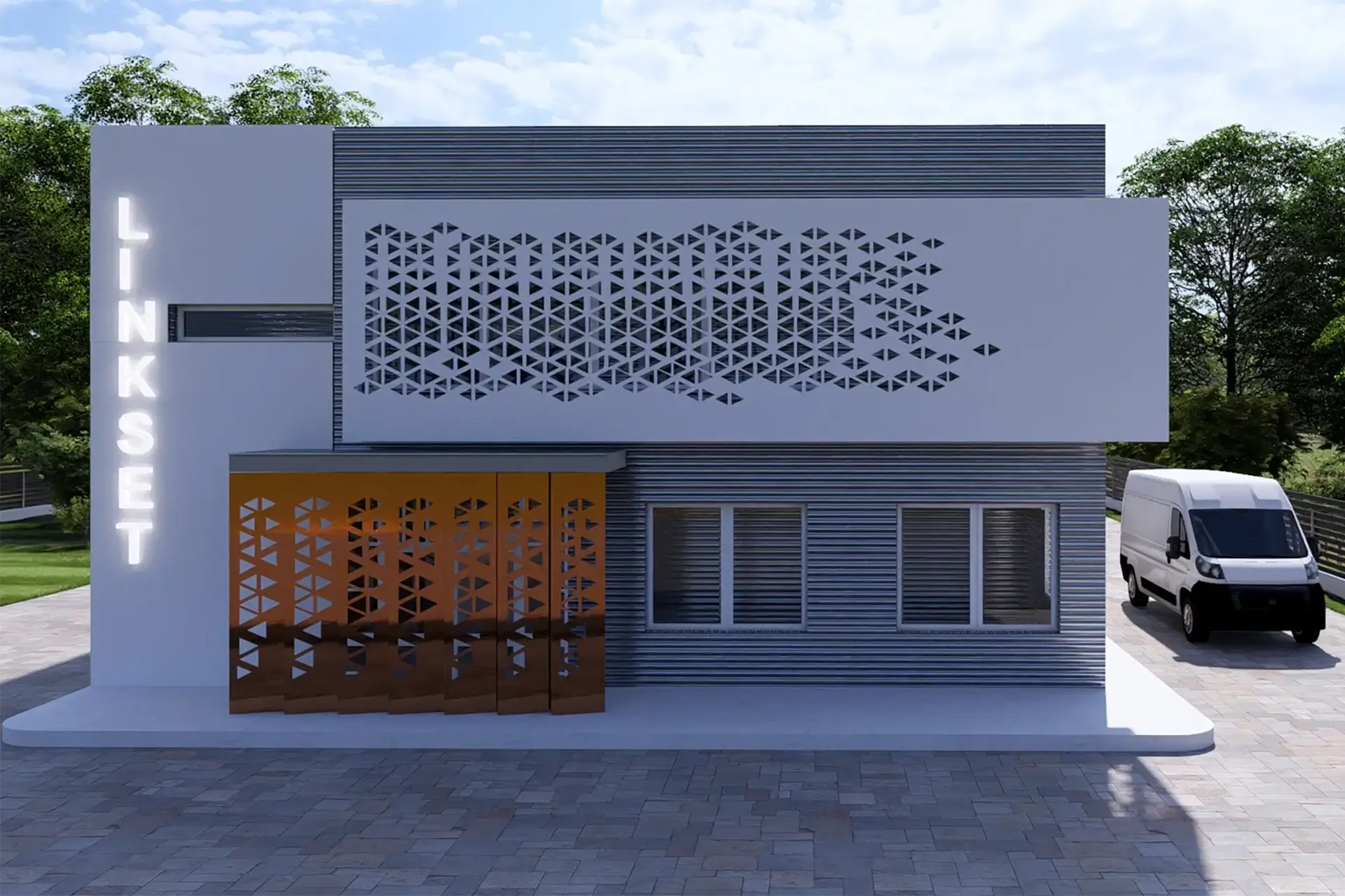 Arhitectura - Hala depozitare Linkset