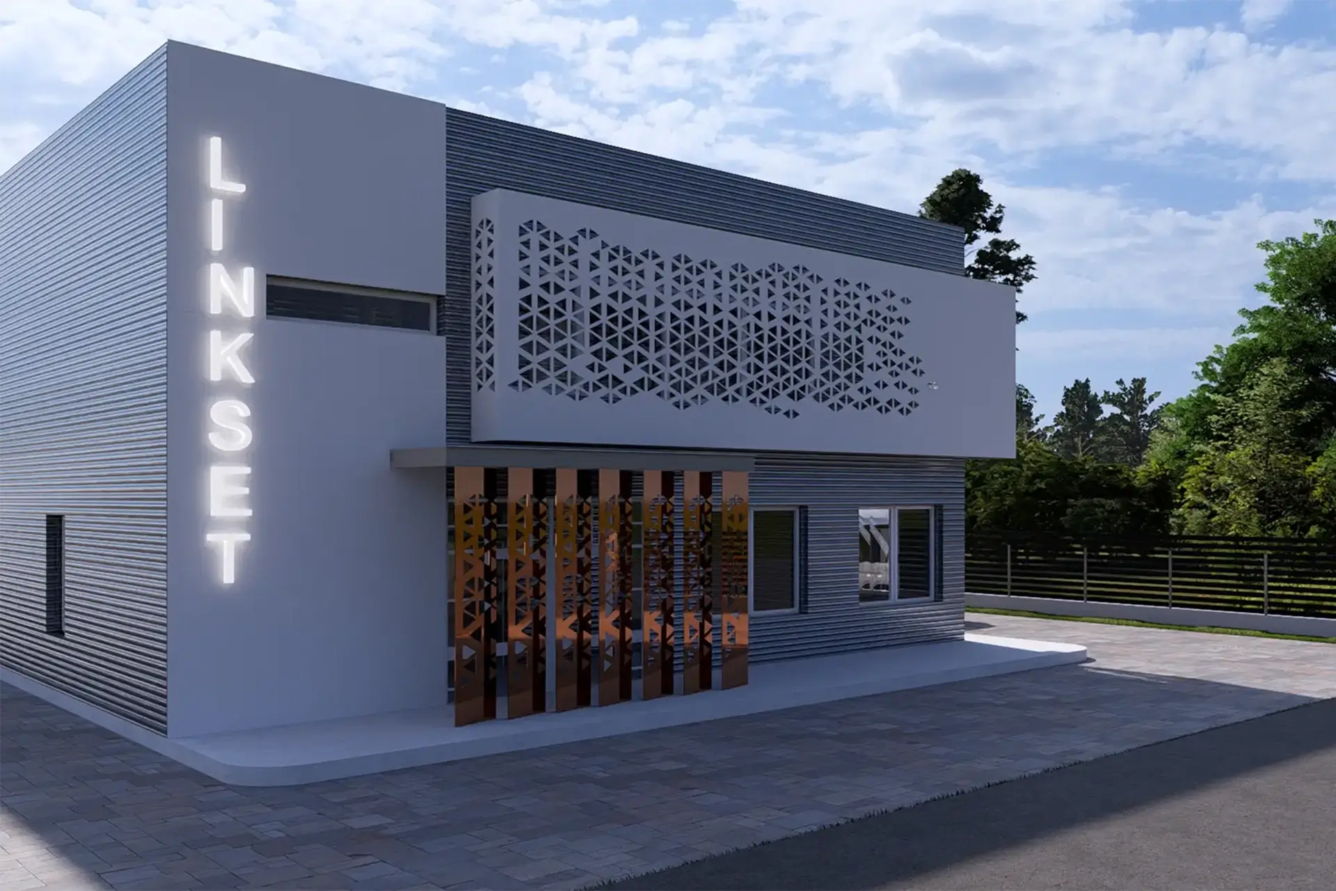 Arhitectura - Hala depozitare Linkset